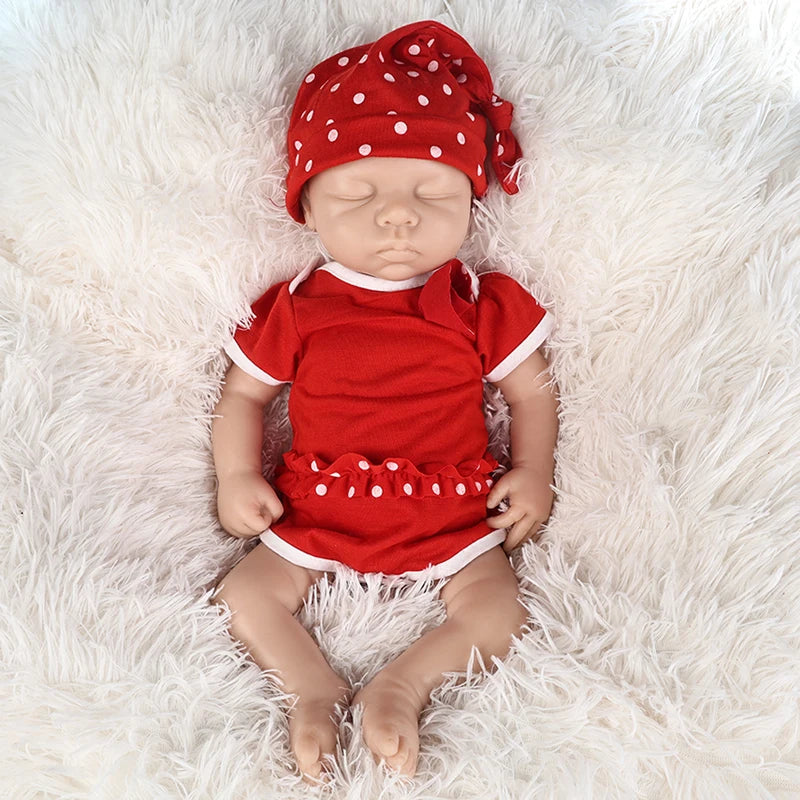 IVITA Reborn Silicone Baby Doll Unpainted Realistic Toy For Kids