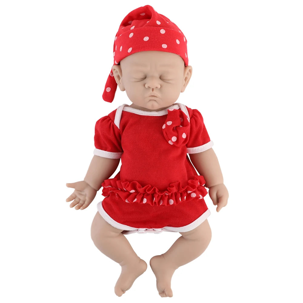 IVITA Reborn Silicone Baby Doll Unpainted Realistic Toy For Kids