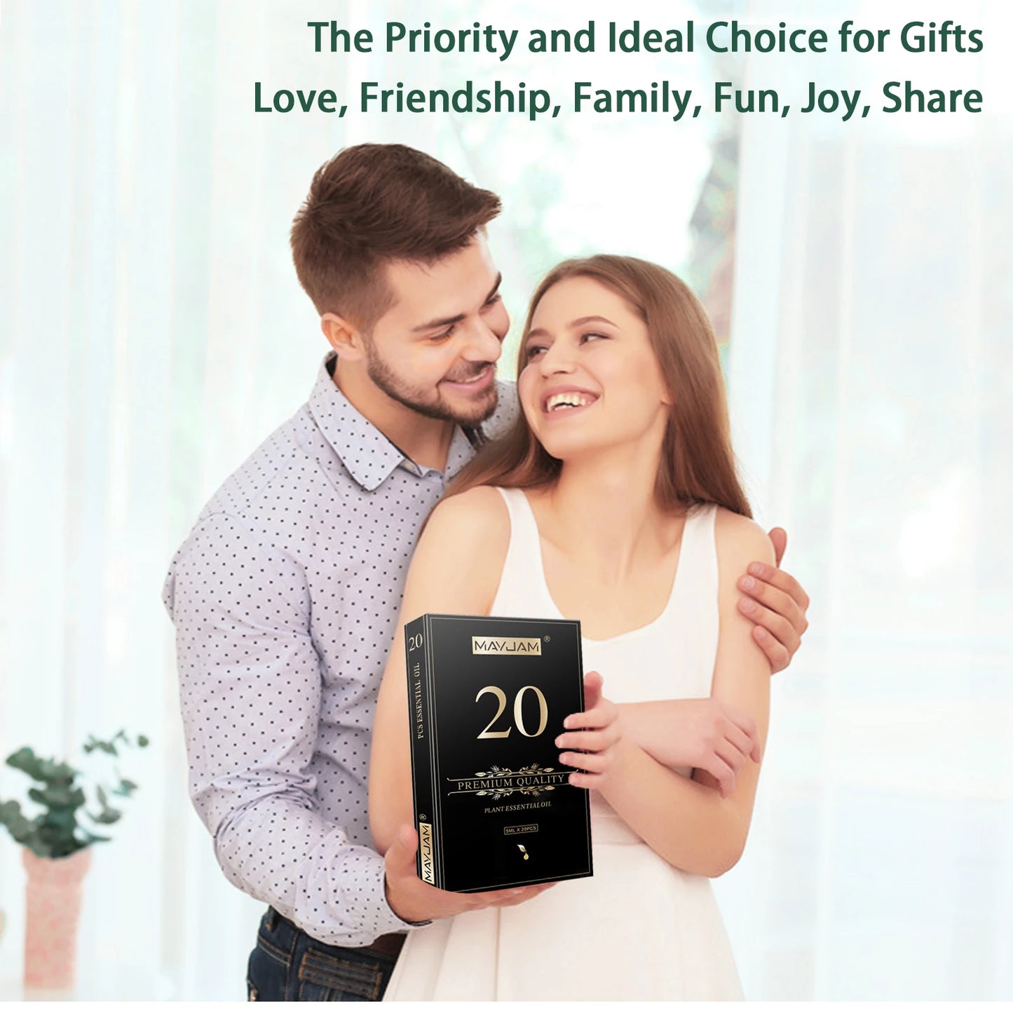 MAYJAM Essential Oils Kit 20 Bottles Lavender Jasmine Eucalyptus Vanilla
