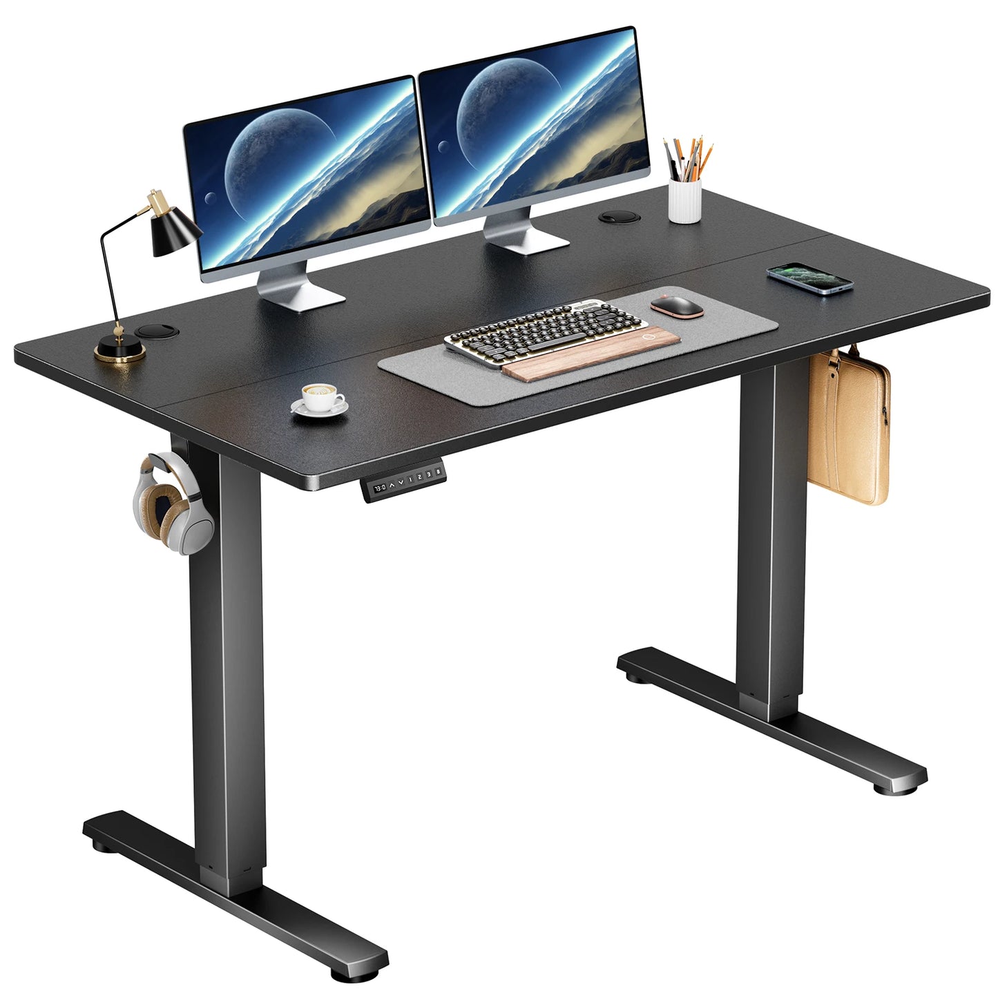 JHK Electric Standing Desk Height Adjustable Sit Stand Ergonomic Workstation