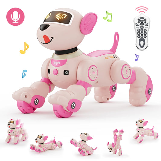 VATOS Robot Dog Toy Remote Control With Voice Commands 2.4GHz