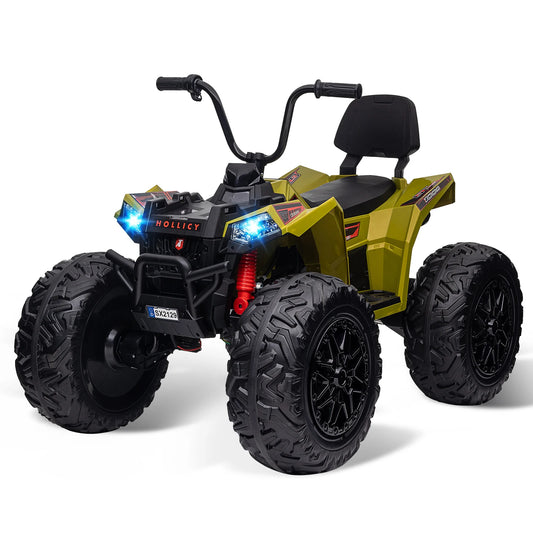 HiMISSE Kids Electric ATV 24V Ride On Car Bluetooth LED