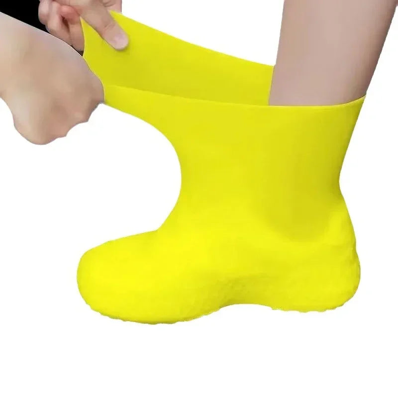 Waterproof Silicone Shoe Covers Reusable Slip On Boot Protectors For Rain Snow