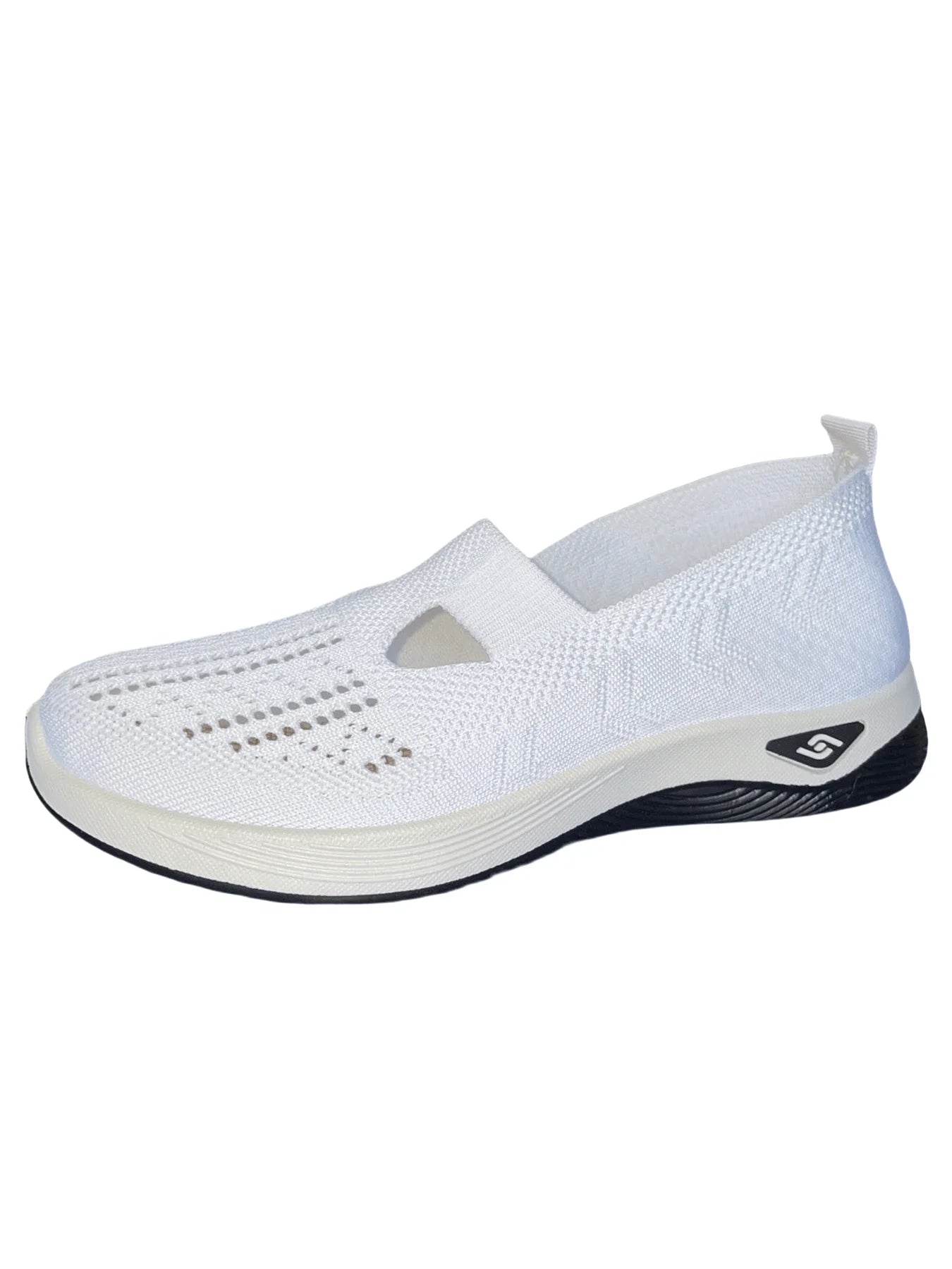 Breathable Women's Knitted Casual Sneakers Low Top Summer Shoes