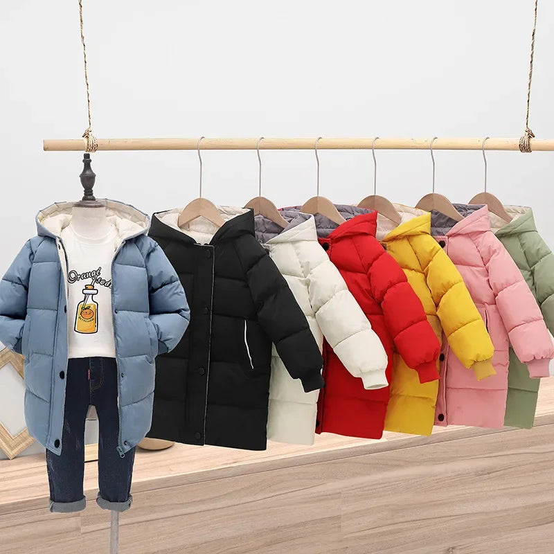 CN Zhejiang Kids Thickened Down Jacket Unisex Winter Coat