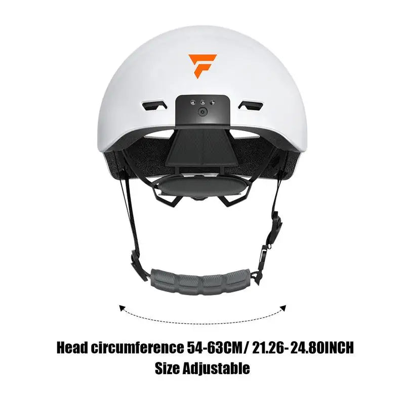 Motorcycle Helmet With Wide Angle HD Lens For Men Women