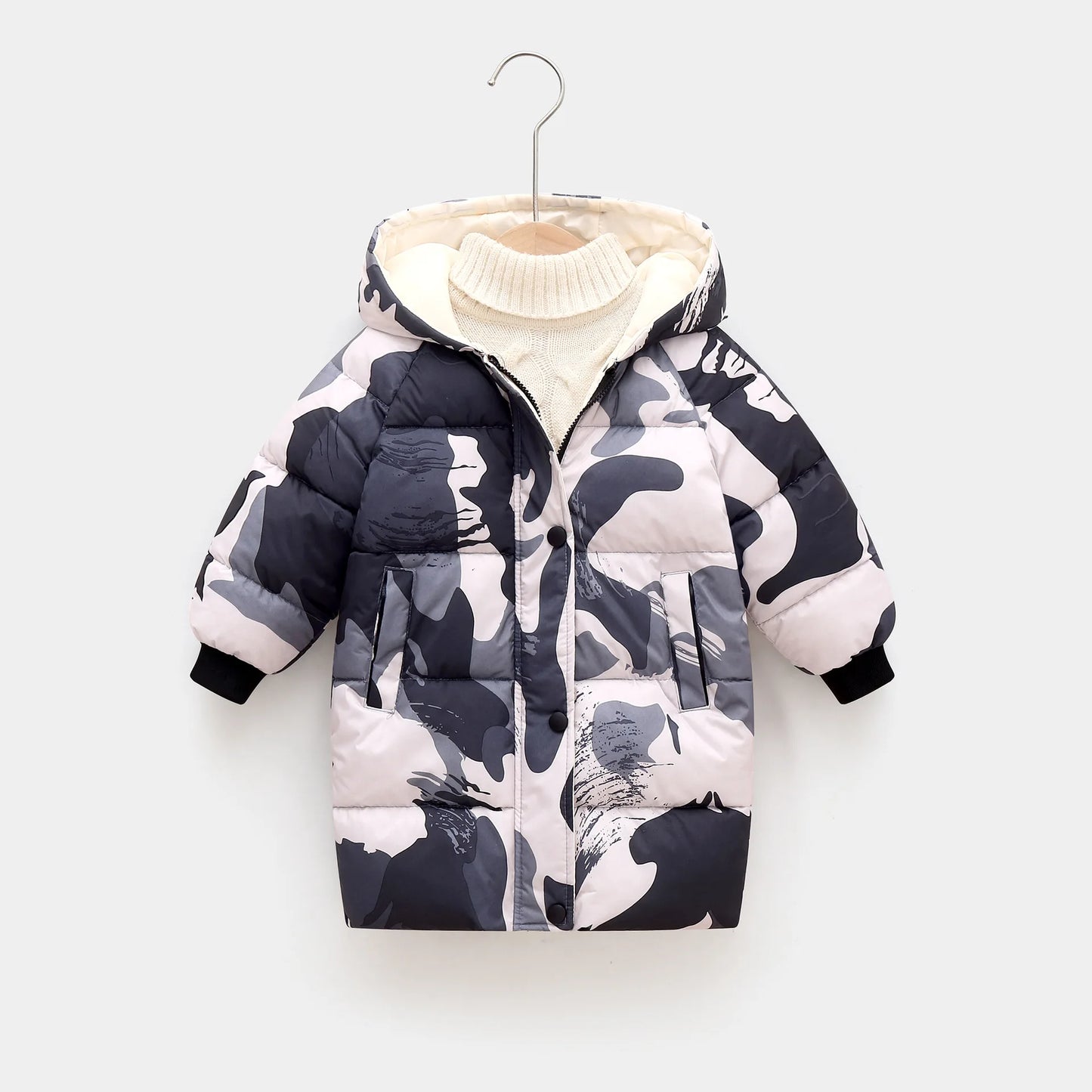 CN Zhejiang Kids Thickened Down Jacket Unisex Winter Coat