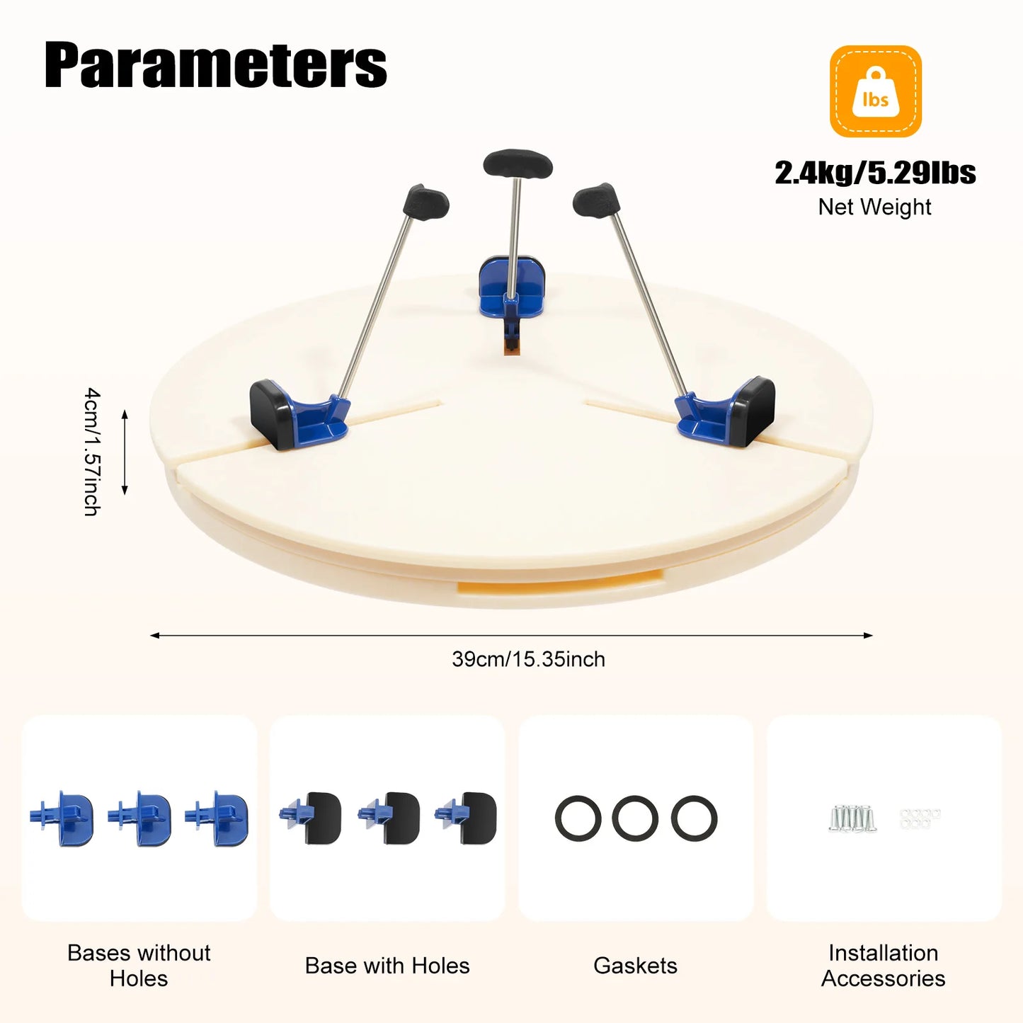 Pottery Turntable Clamp ABS Trim Holder For Sculpting And Throwing
