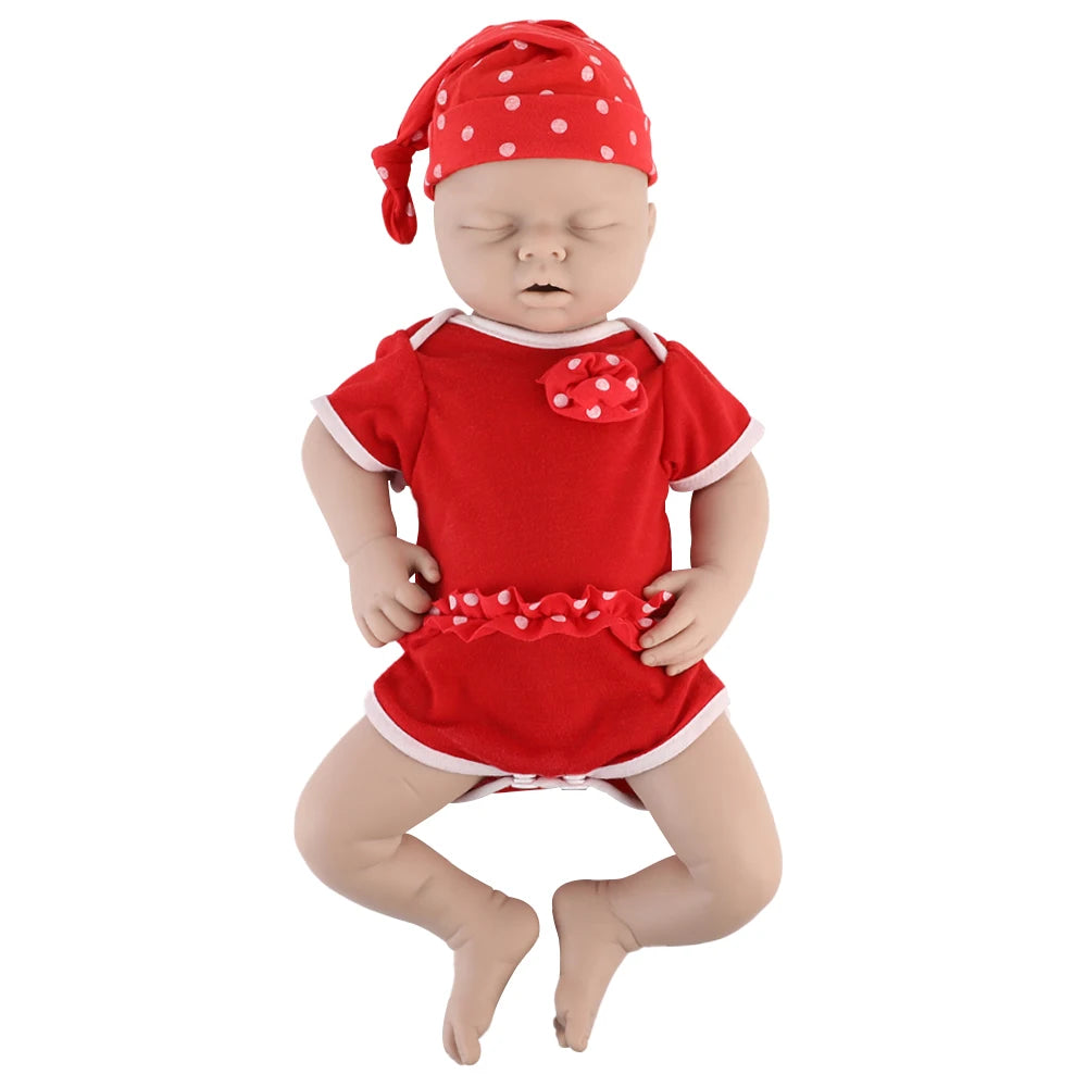 IVITA Reborn Silicone Baby Doll Unpainted Realistic Toy For Kids