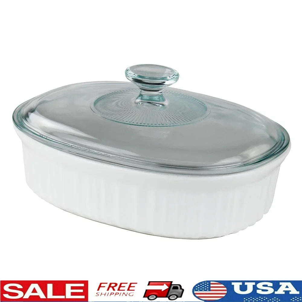 French Ceramic Casserole Dish Oven Safe Stoneware Bakeware