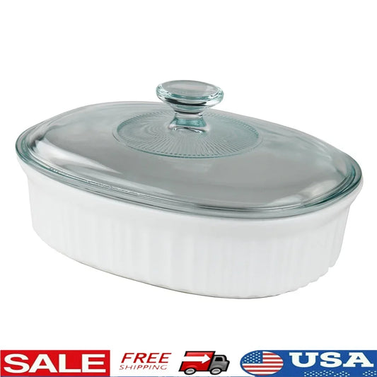 French Ceramic Casserole Dish Oven Safe Stoneware Bakeware