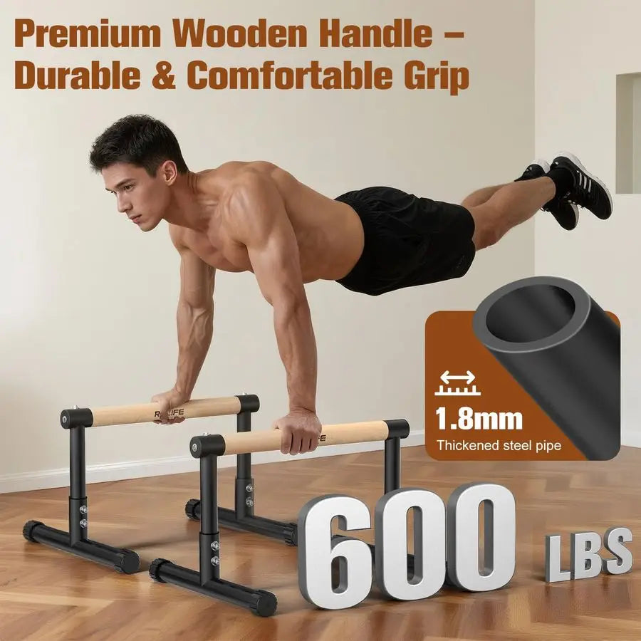 XMSJ Dip Station Heavy Duty Dip Bar Push Up Training