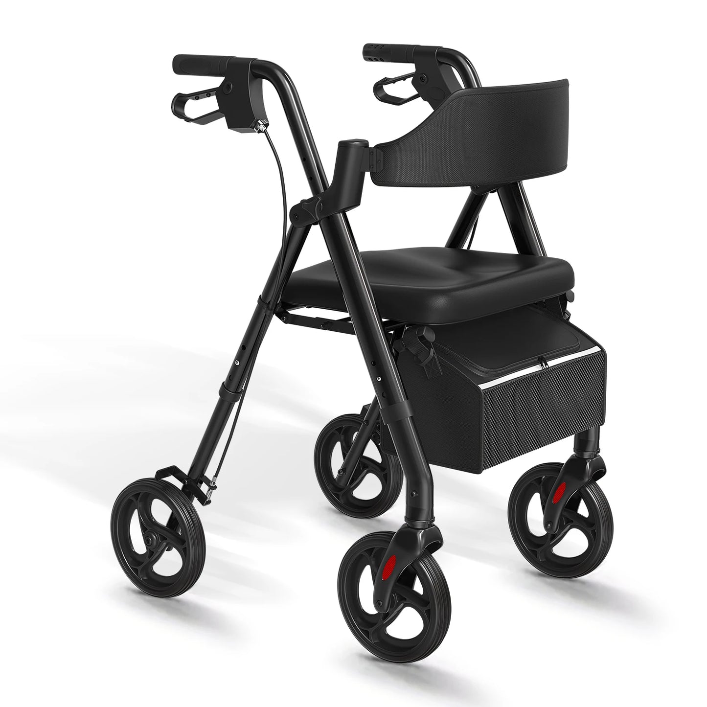 Maidesite Rollator Walker For Seniors Seat And 8 Inch Wheels