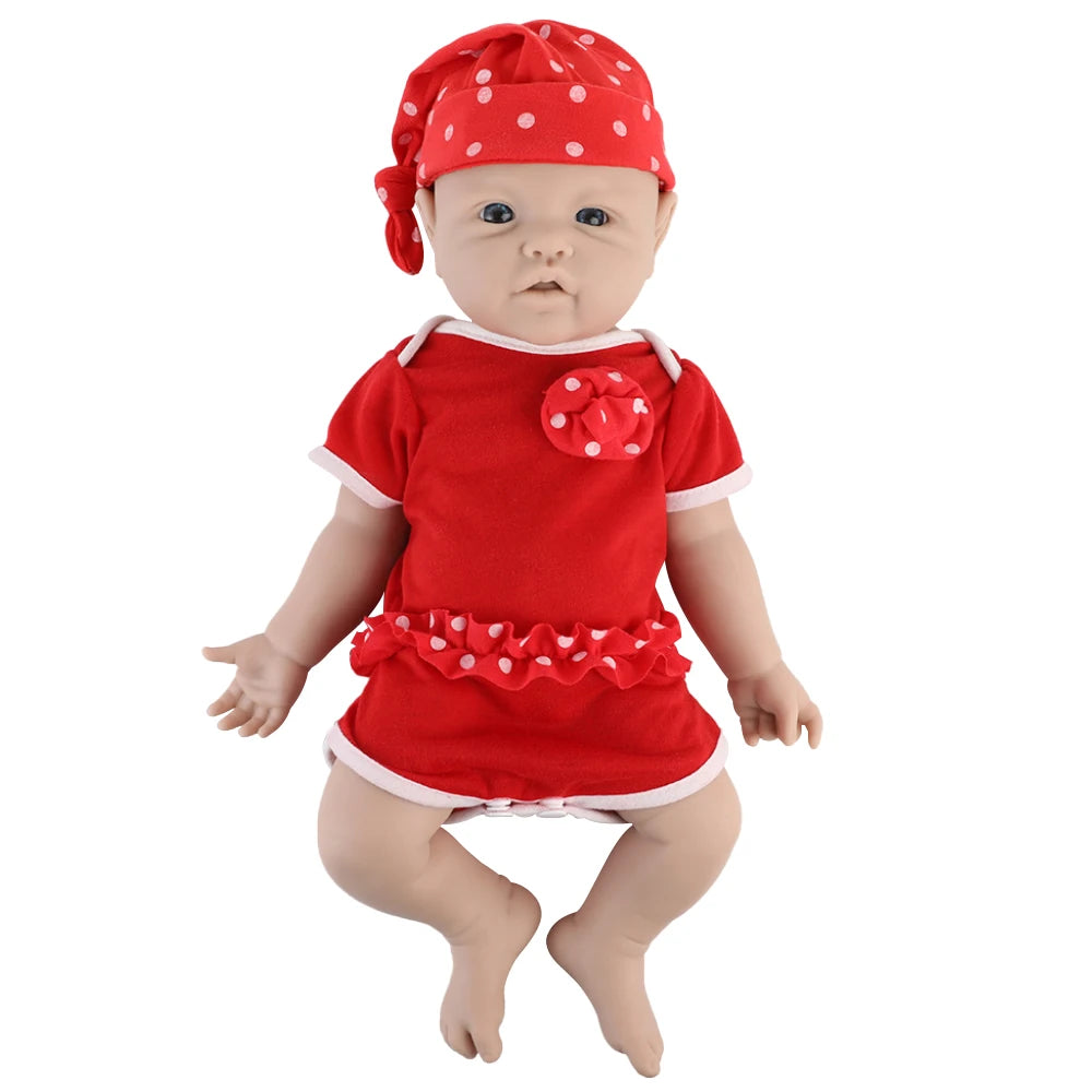 IVITA Reborn Silicone Baby Doll Unpainted Realistic Toy For Kids