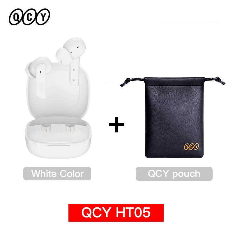 QCY HT05 ANC Wireless Earbuds 40dB Noise Cancelling Bluetooth 5.2