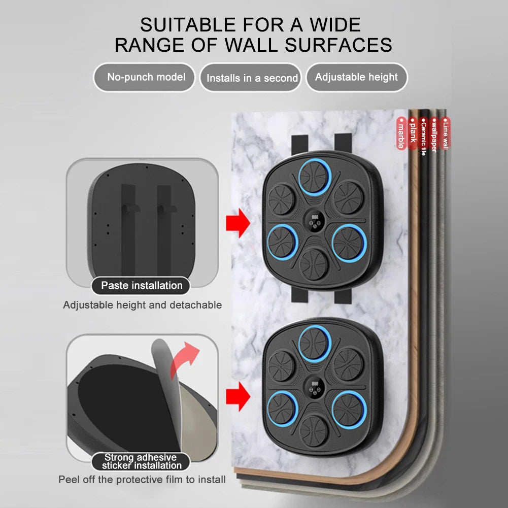 Hign-concerned Smart Music Boxing Machine With BT Link Target