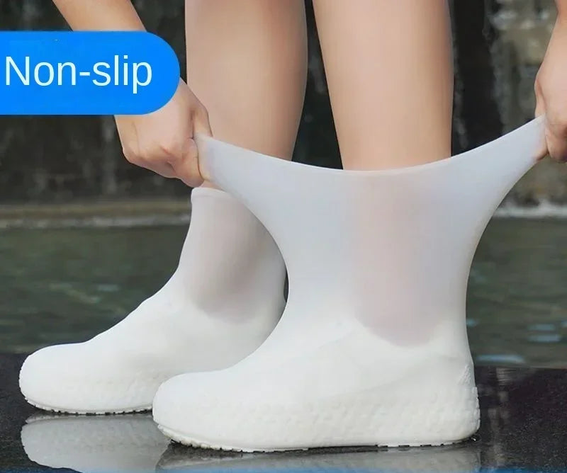 Waterproof Silicone Shoe Covers Reusable Slip On Boot Protectors For Rain Snow