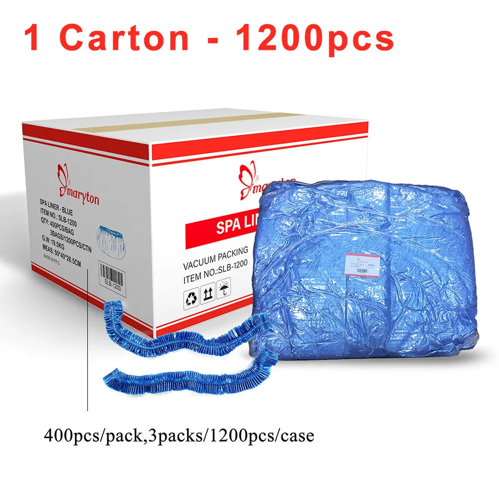 Maryton Disposable Foot Spa Liners For Pedicure Chairs 1200 Pack