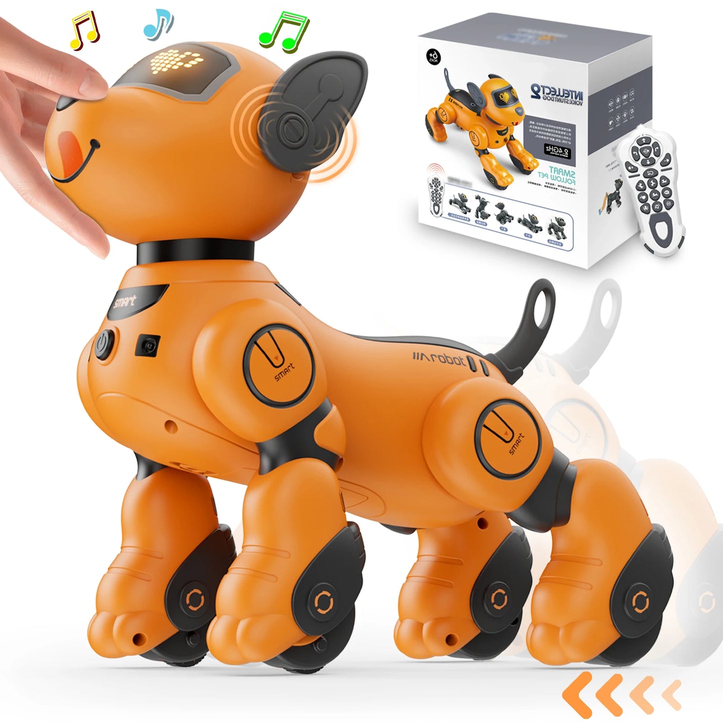 VATOS Robot Dog Toy Remote Control With Voice Commands 2.4GHz