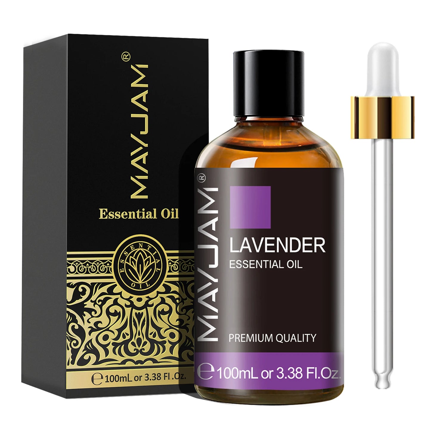 MAYJAM Essential Oil For Humidifier Diffuser Vanilla Lavender Bergamot