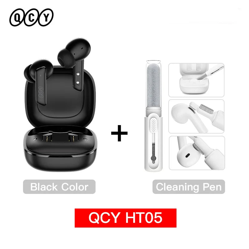 QCY HT05 ANC Wireless Earbuds 40dB Noise Cancelling Bluetooth 5.2