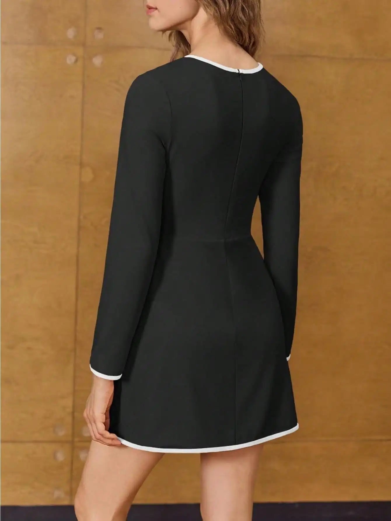 Fisoew Women's High Stretch Dress Built In Bra Pockets