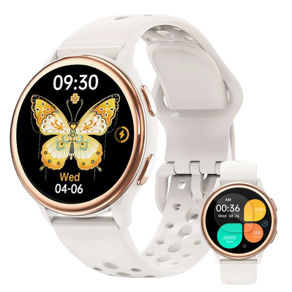 Anyloop Smartwatch for Women With 400 Watch Faces Health Tracking
