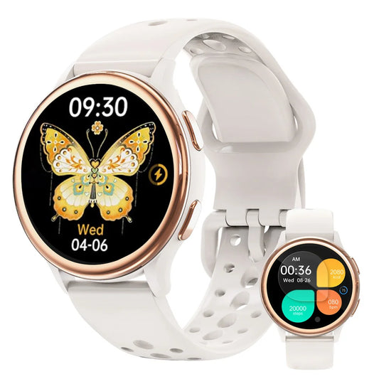 Anyloop Smartwatch for Women With 400 Watch Faces Health Tracking