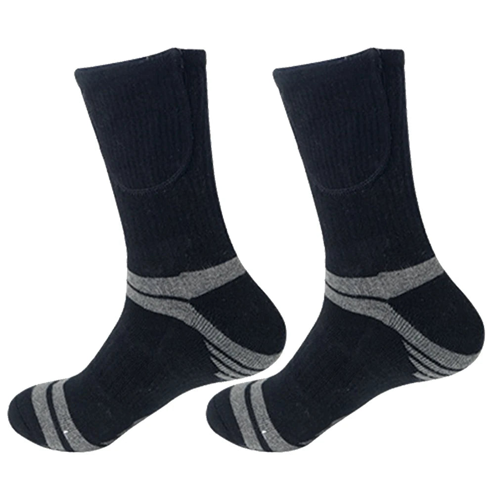 Alloet Rechargeable Heated Socks Electric Thermal Socks for Outdoors Skiing