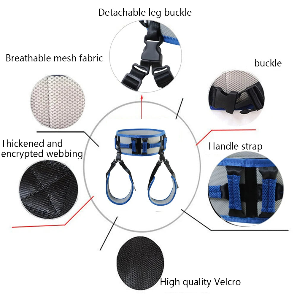 Vecligt Adjustable Rehabilitation Belt For Patient Transfer And Standing Aid