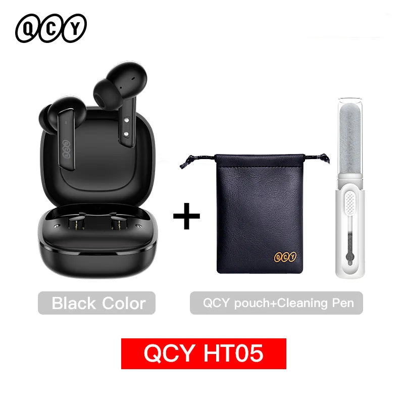 QCY HT05 ANC Wireless Earbuds 40dB Noise Cancelling Bluetooth 5.2