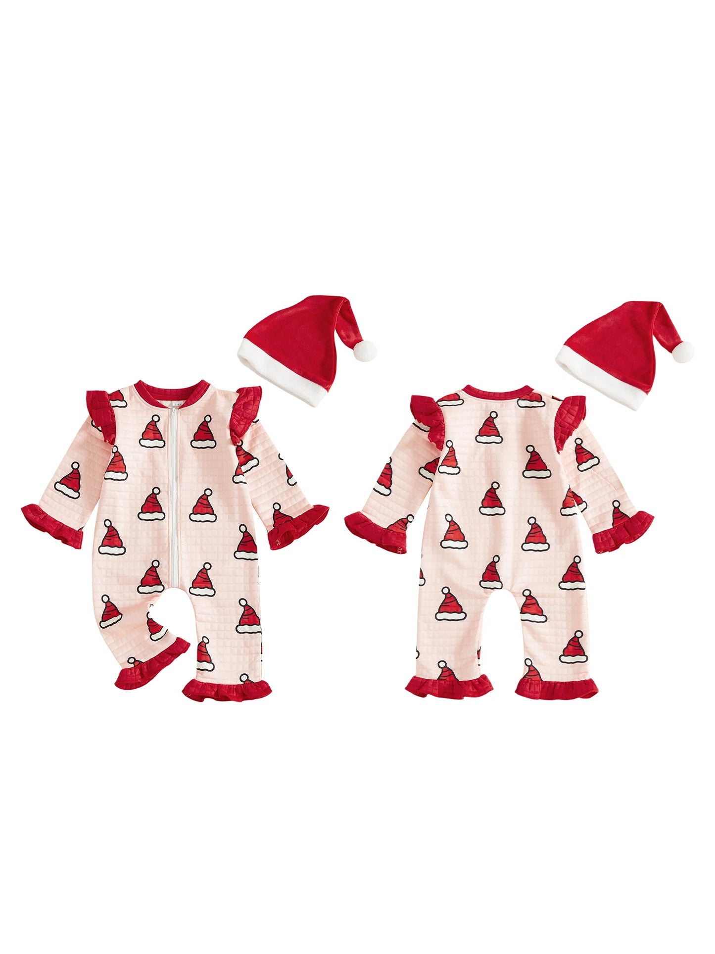 Toddler Winter Puffer Snowsuit With Hood Fur Trim Set